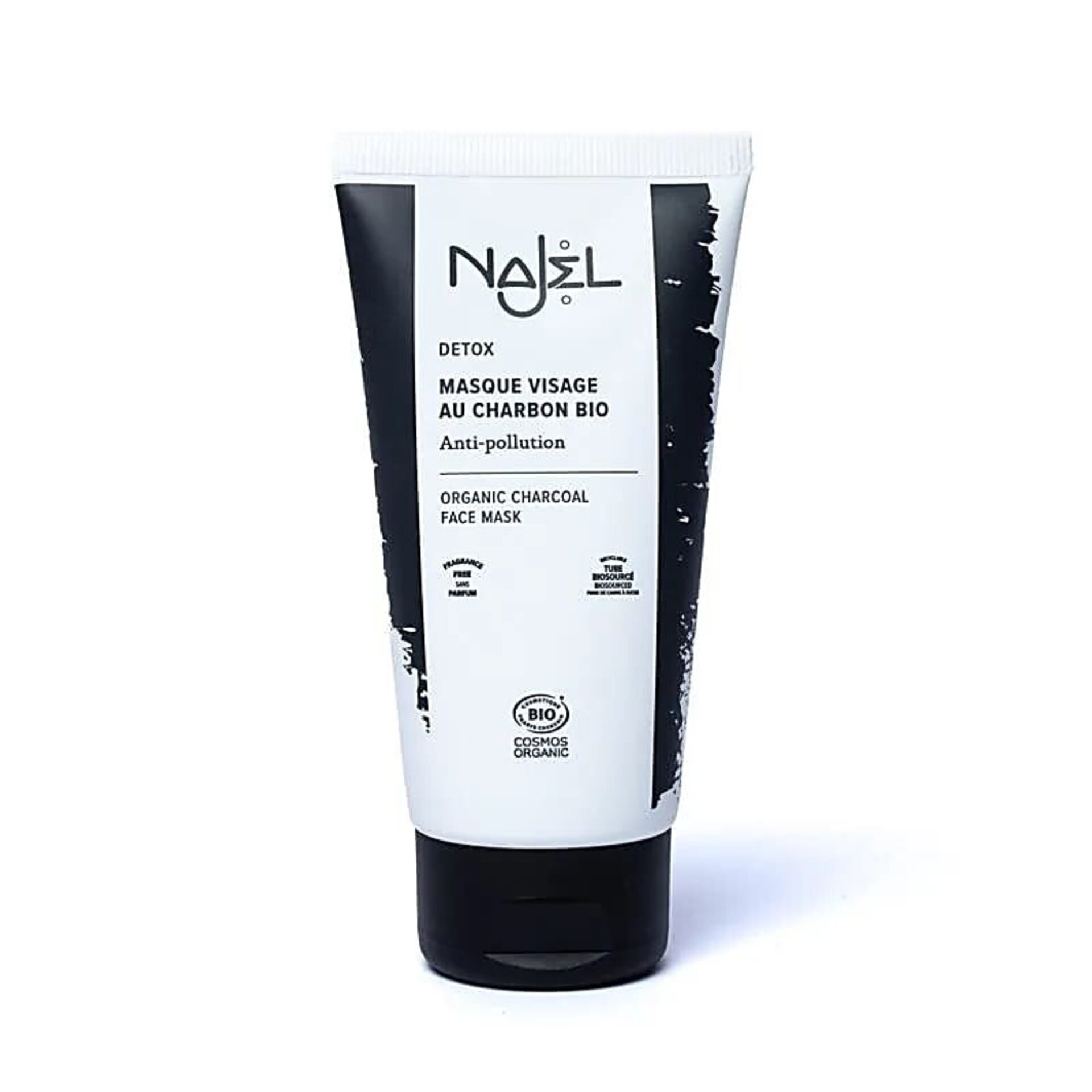 Najel mascarilla facial limpiadora de carbón vegetal bio - 1