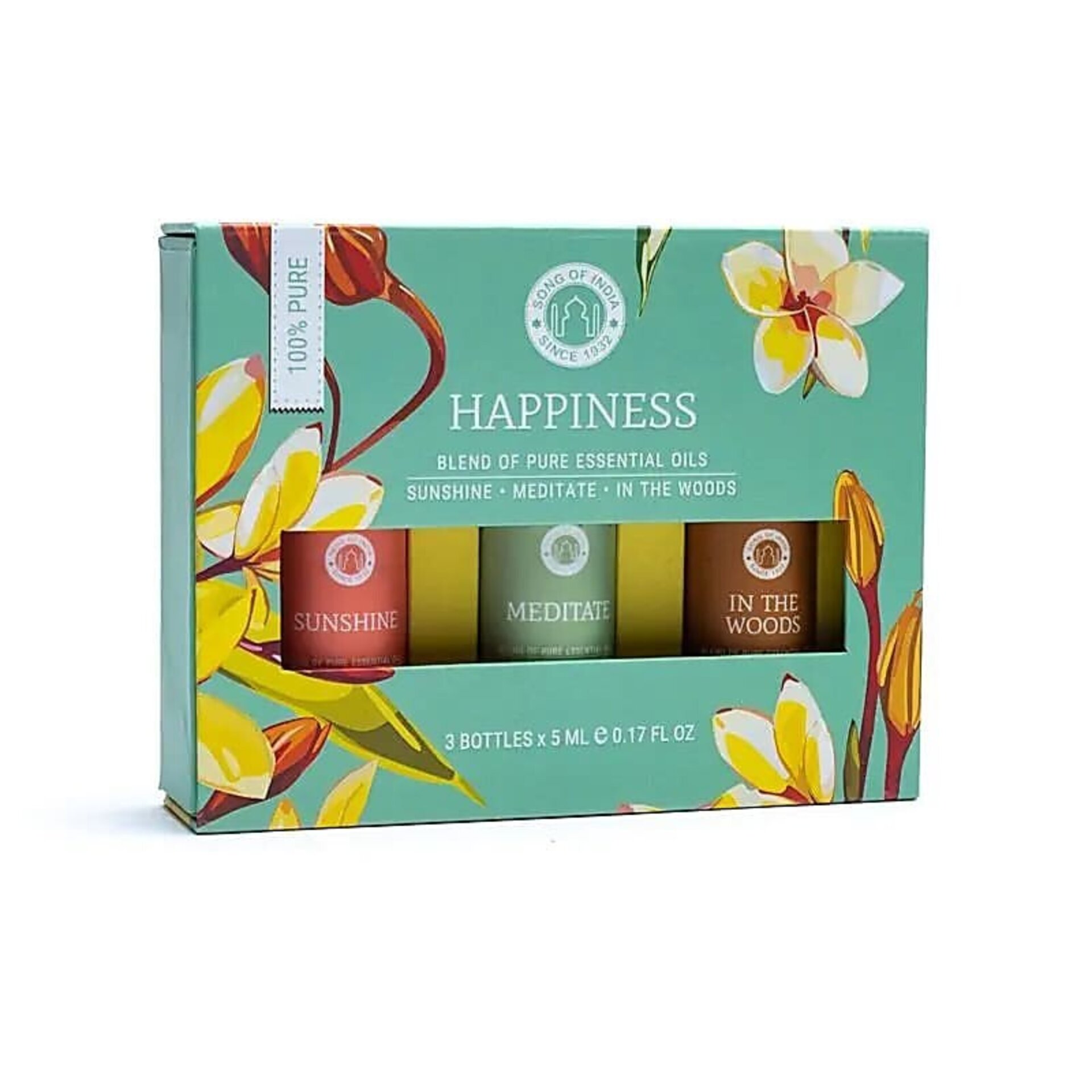 Set de aceites esenciales para aromaterapia Happiness - 1