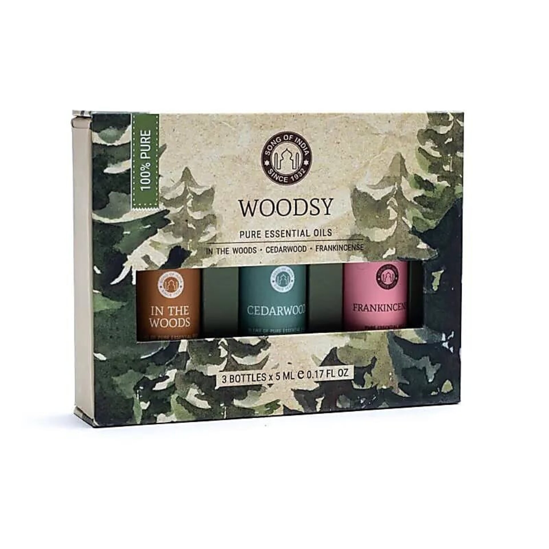 Set de aceites esenciales para aromaterapia Woodsy - 1