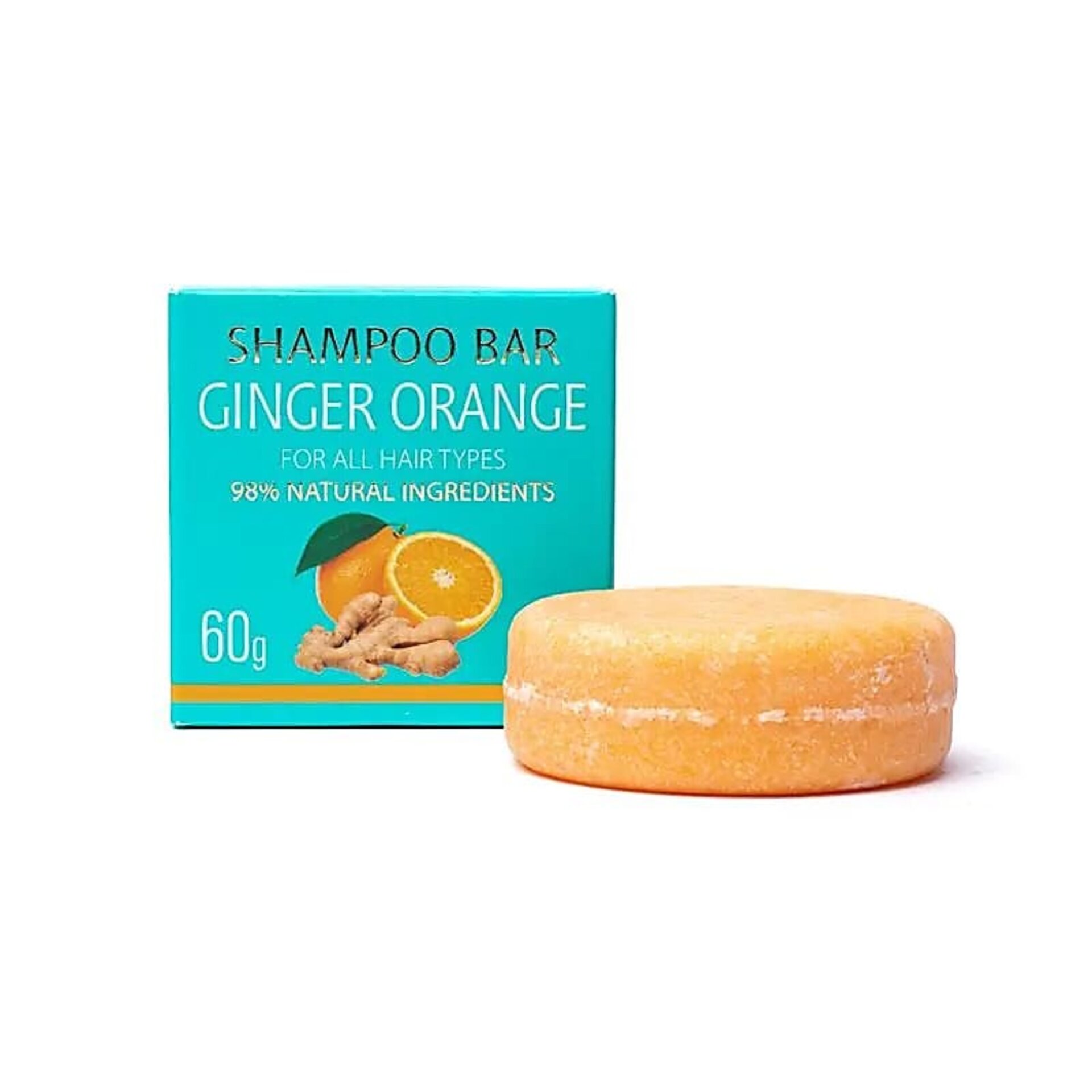 Champú natural jengibre naranja en barra - 1