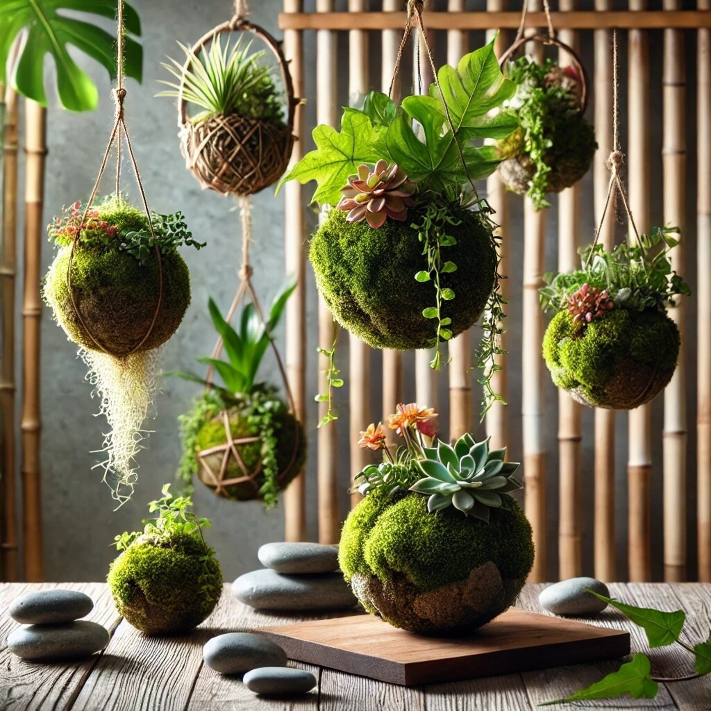 Kokedamas, Terrarios y Centros Florales